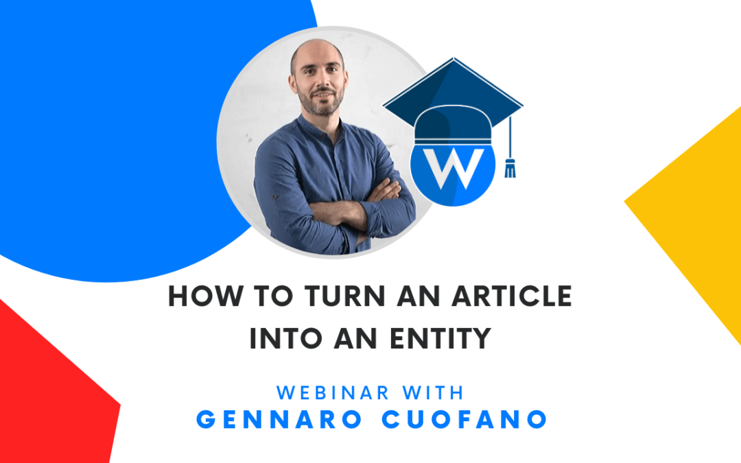 WordLift | How to Turn an Article into an Entity