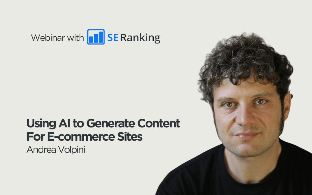 How AI Can Help Generate High-Ranking Content for E-commerce Websites